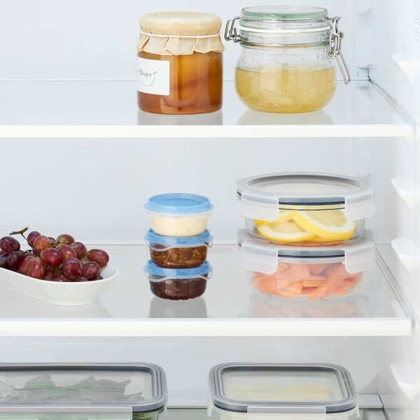 Контейнер, прозрачный/синий 70 мл IKEA PRUTA ПРУТА 504.449.43 - фото 2