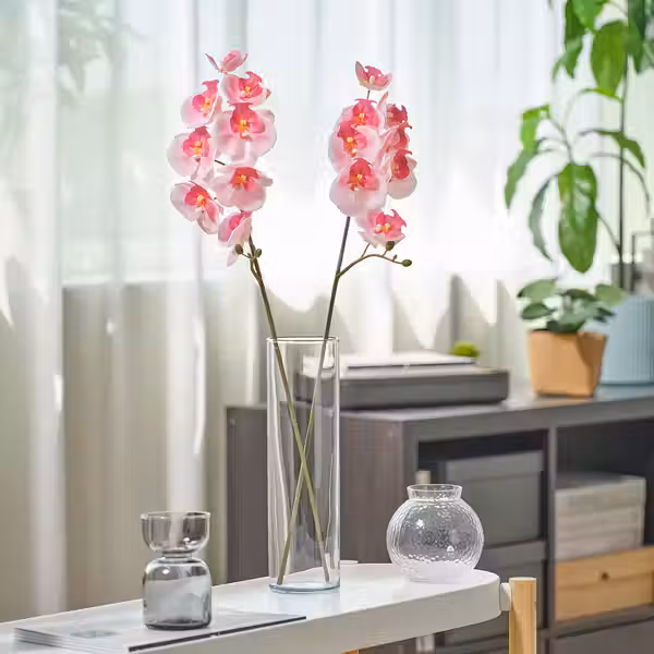 SMYCKA Цветок искусственный - д/дома/улицы/Орхидея розовый 60 см - фото 2