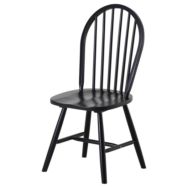 Стул ЛИДИНГБИ, черный - схема-чертеж с размерами