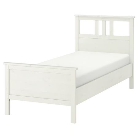 HEMNES Каркас кровати - белая морилка 90x200 см