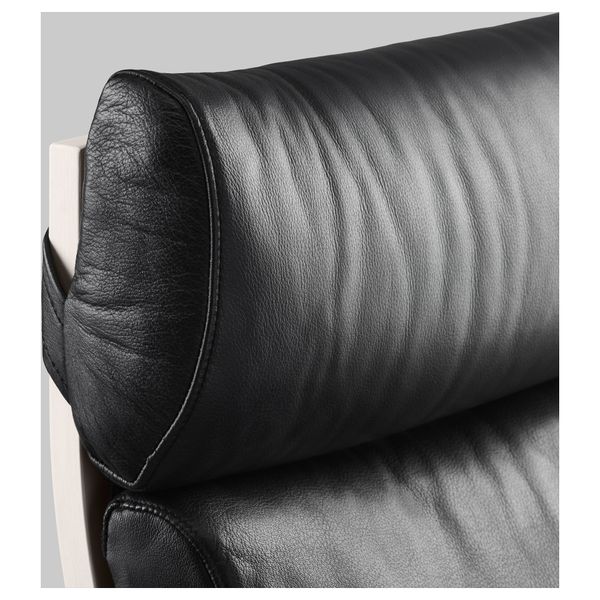 Кресло ПОЭНГ, белый, Смидиг черный - фото 4