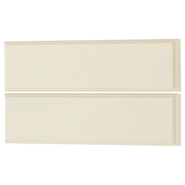 Фронтальная панель ящика ДАЛАРНА, белый с оттенком - схема-чертеж с размерами