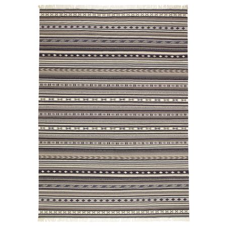 Ковер безворсовый КАТРУП, ручная работа серый (170x240 см)