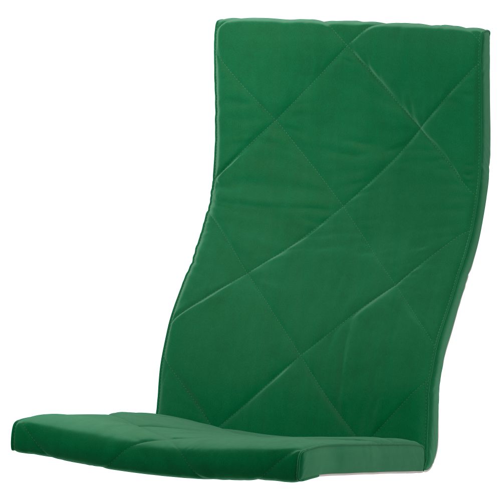 Подушка-сиденье на кресло ПОЭНГ, Сандбакка зеленый - фото 1