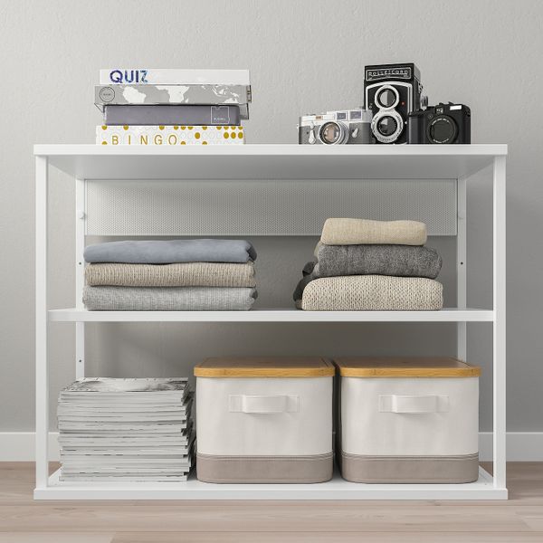 Открытый стеллаж, белый 80x40x60 см IKEA OPPHUS ОПХУС 304.525.47 - фото 2