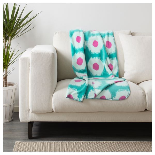 Плед СОММАР 2017, зеленый, розовый (130x180 см) - фото 4