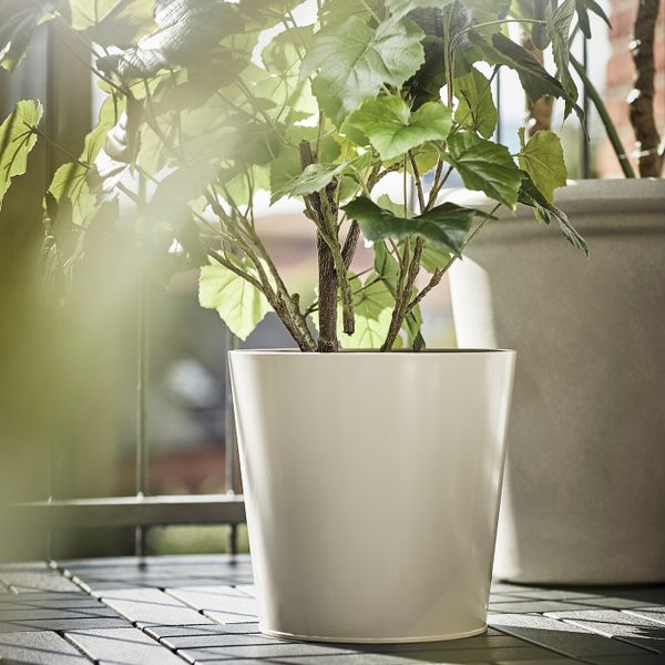 Кашпо, для дома, улицы бежевый 24 см IKEA VITLÖK ВИТЛОК 304.758.36 - фото 2