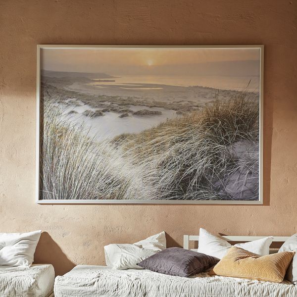 Картина с рамой, Рассвет на берегу/цвет алюминия 200x140 см IKEA BJÖRKSTA БЬЁРКСТА 194.168.72 - фото 2