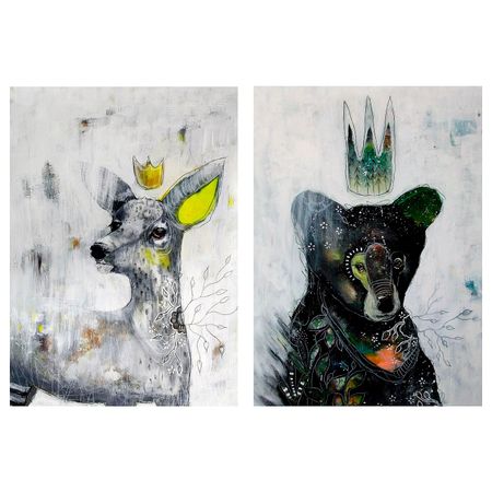 Картина, Животные 50x70 см IKEA ПЬЕТТЕРИД 804.658.92