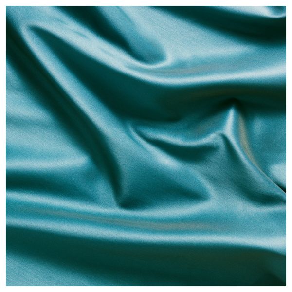 Гардины, 1 пара ПЭРЛЬБУСКЕ, зелено-синий (145x300 см) - фото 3