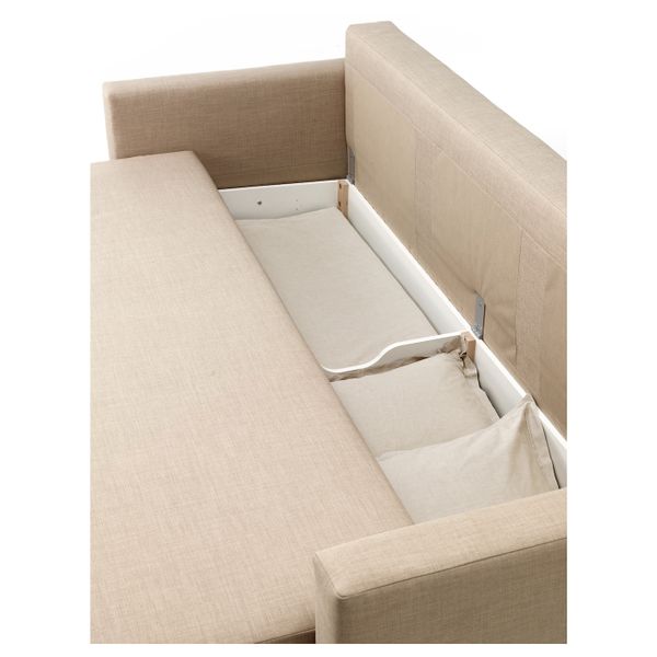 3-местный диван-кровать, Шифтебу бежевый IKEA FRIHETEN ФРИХЕТЭН 104.115.53 - фото 4