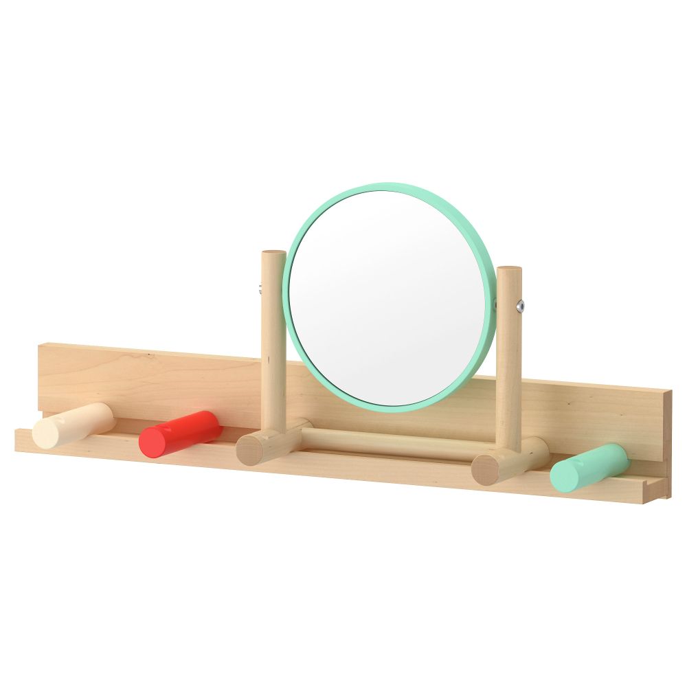 Настенная планка 55/зеркало/4 крючка 25мм ИКЕА ПС 2014 - фото 1