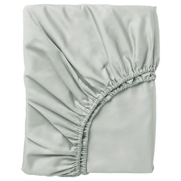 Простыня натяжная НАТТЭСМИН, светло-серый - фото 1