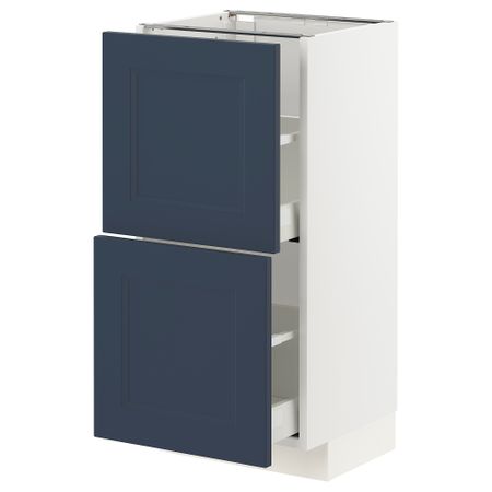 Напольный шкаф с 2 ящиками IKEA METOD МЕТОД, MAXIMERA МАКСИМЕРА 494.031.23