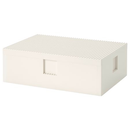 LEGO® контейнер с крышкой, 35x26x12 см IKEA BYGGLEK БЮГГЛЕК 103.542.08