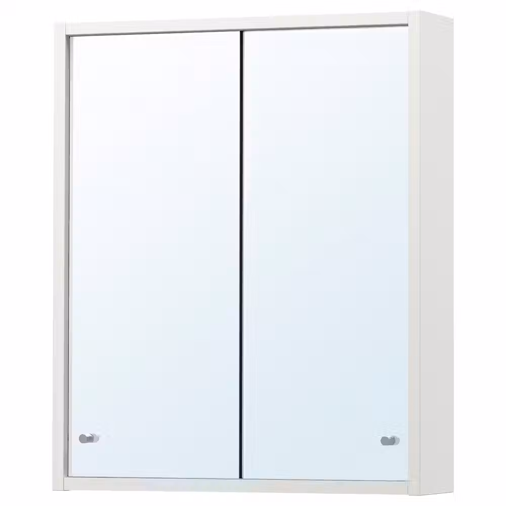 NYSJÖN Шкафчик зеркальный - белый 50x60 см - фото 1