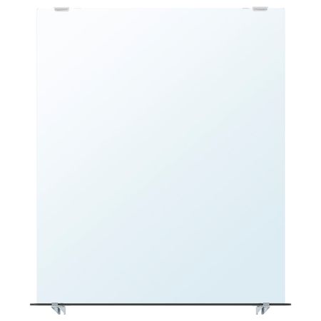 Зеркало с полкой, белый 50x60 см IKEA NYSJÖN НЮШЁН 704.708.65