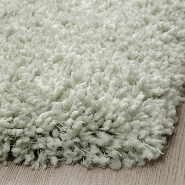 Ковер, длинный ворс, 133x195 см, светло-зеленый IKEA VOLLERSLEV ВОЛЛЕРСЛЕВ 105.188.94 - фото 3