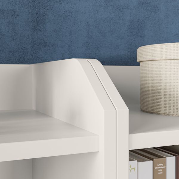 Комбинация для хранения, белый 139x46x116 см IKEA HAUGA ХАУГА 593.886.93 - фото 4