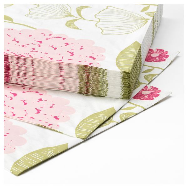 Салфетка бумажная ФЕСТДАГЕН, цветы (33x33 см) - фото 2