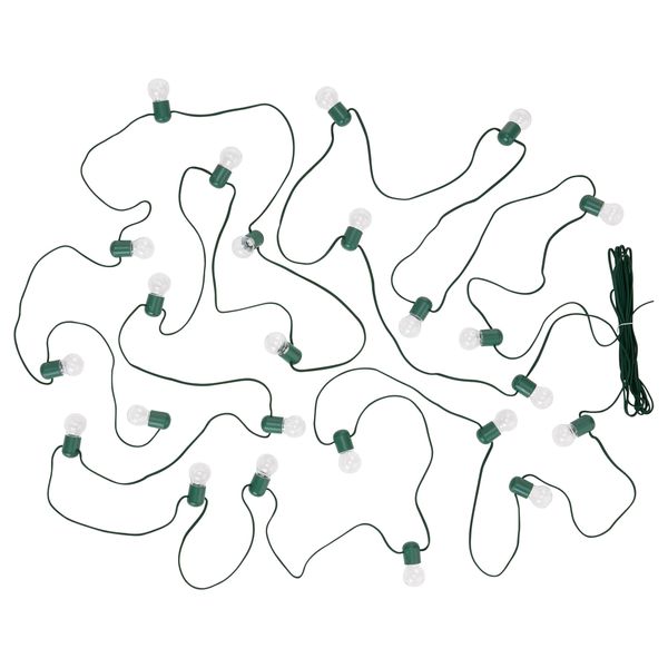 Гирлянда, 24 светодиода СТРОЛА, зеленый - фото 1