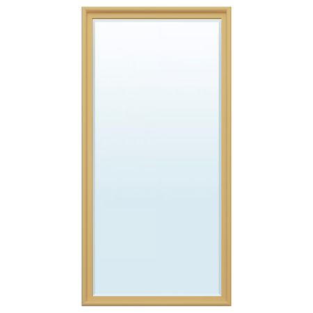 PINGSTSYREN ПИГНСТСЮРЕН Зеркало - светлый желто-бежевый 60x120 см