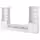 HAUGA Комбинация для хранения/под ТВ - белый 346x46x199 см