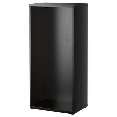 BESTÅ Каркас - черно-коричневый 60x40x128 см
