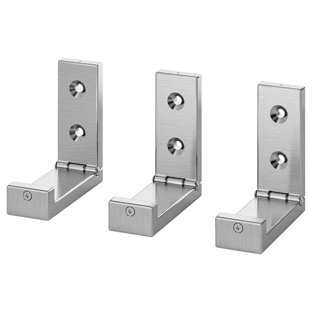 Складывающийся крючок, алюминий 8 см IKEA BJÄRNUM БЬЕРНУМ 603.794.52 - фото 1