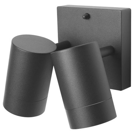 Двойное бра, для сада черный IKEA GRÖNSPRÖT 105.561.93