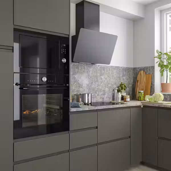 MÅGEBO МОГЕБО Микроволновая печь - IKEA 500 чёрный - фото 3