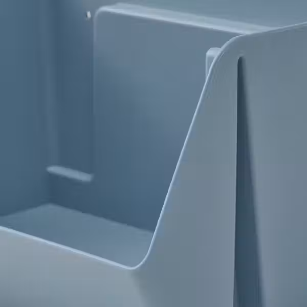 FODERTRÅG ФОДЕРТРОГ Настенный/настольный органайзер - серо-синий 25x18x15 см - фото 6