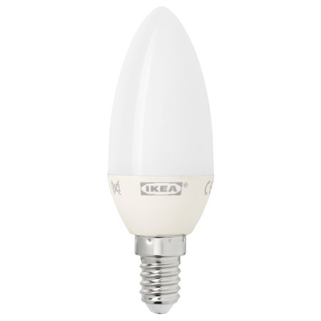 Светодиод E14 200 лм РИЭТ, свечеобразный молочный