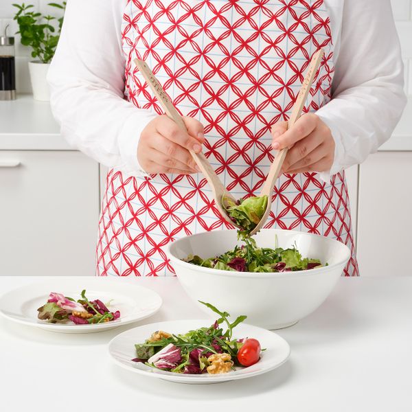 Кухонные принадлежности, 2 предм., бук IKEA ВИНТЕРФЕСТ 204.330.50 - схема-чертеж с размерами