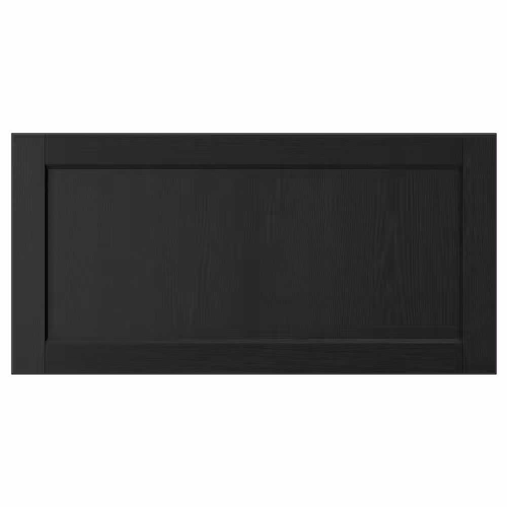 LERHYTTAN Фронтальная панель ящика - черная морилка 80x40 см - фото 1