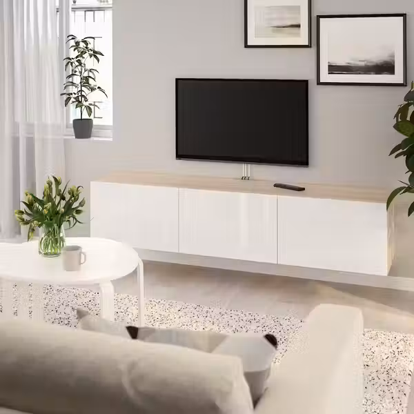 BESTÅ Тумба под ТВ, с дверцами - фото 5