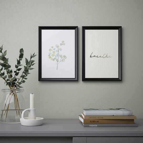 Постер, 21x30 см, Дышать IKEA DRÖMBILD ДРЁМБИЛЬД 105.364.97 - схема-чертеж с размерами