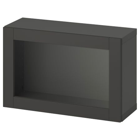 Стеллаж с дверью, темно-серый, Sindvik темно-серый, 60x22x38 см IKEA BESTÅ БЕСТО 195.357.66