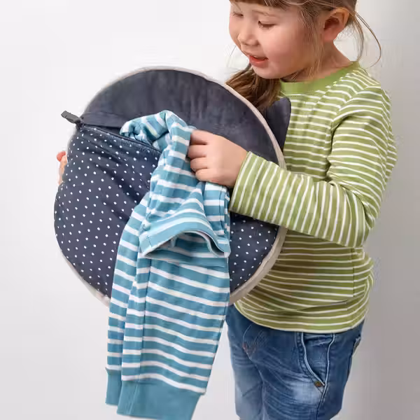 BARNDRÖM Подушка с карманом - бежевый 32x8 см - фото 4