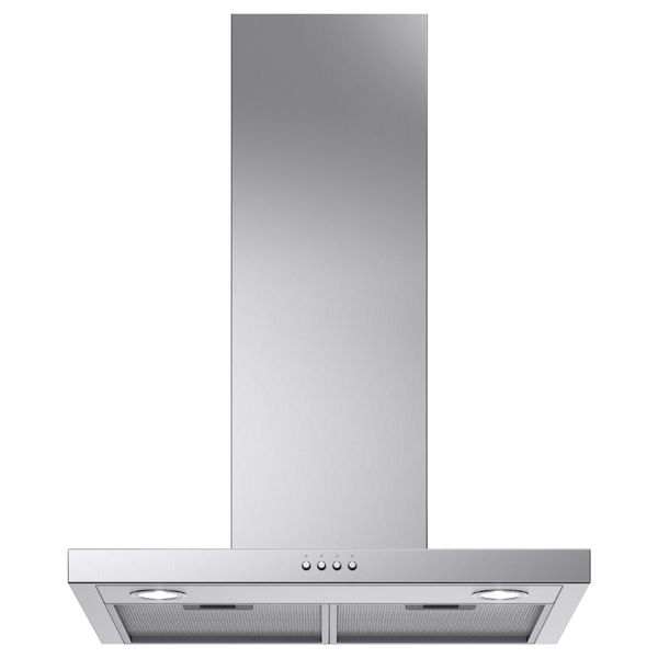 Колпак вытяжного шкафа стенного крепления МОЛНИГТ, нержав сталь (60 см) - фото 1