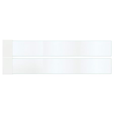 MAXIMERA Дополнит боковина д/ящика, средняя - стекло 37 см