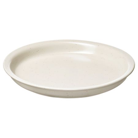 DAGGASTER ДАГГАСТЕР Тарелка десертная - точечный/светло-бежевый 20 см