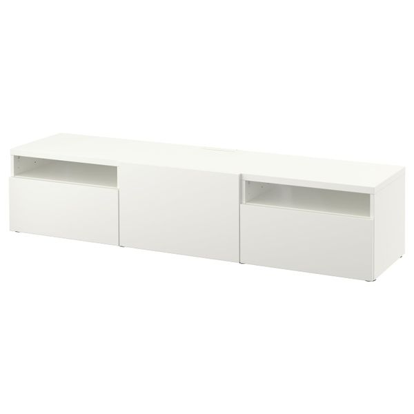 Тумба под ТВ, белый/Лаппвикен белый 180x42x39 см IKEA BESTÅ БЕСТО 293.990.75 - фото 1