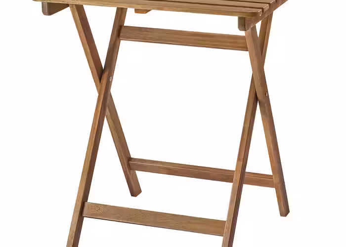 ASKHOLMEN Садовый стол - складной темно-коричневый 60x62 см