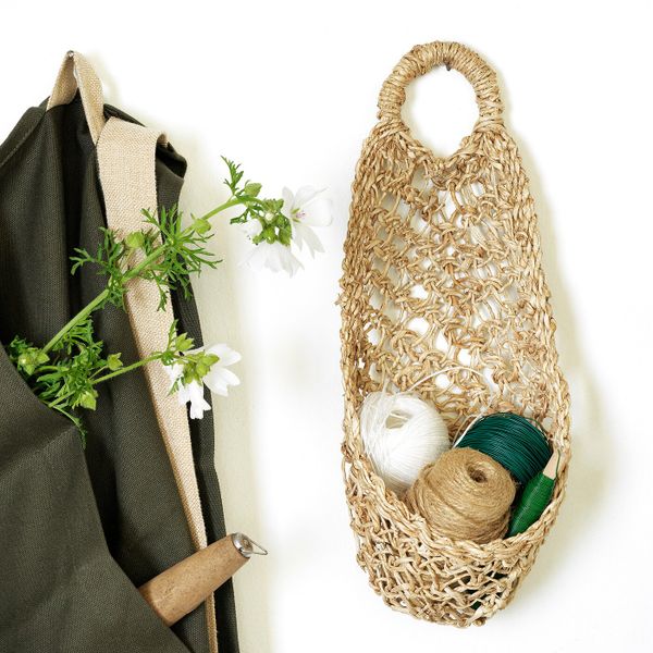 Подвесной модуль для хранения, волокно банана ручная работа 16x34 см IKEA БОТАНИСК 004.665.41 - фото 2