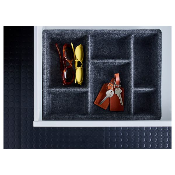 RAGGISAR Лоток - темно-серый 40x30 см - фото 5