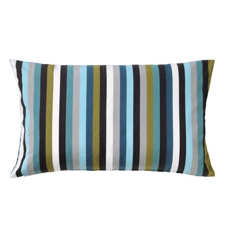 Чехол на подушку ОКЕРМАДД, зеленый/синий (40x65 см)