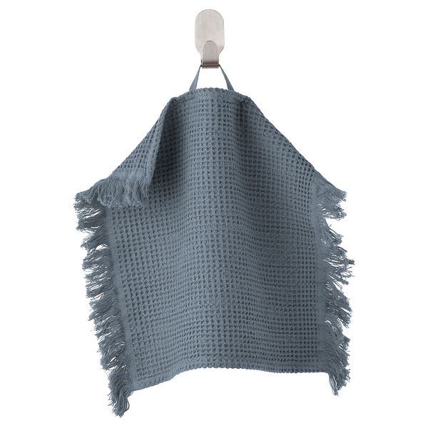 Полотенце, 30x30 см, темно-синий IKEA VALLASÅN 505.313.94 - фото 2