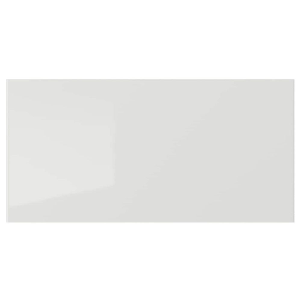 Фронтальная панель ящика, глянцевый светло-серый 40x20 см IKEA RINGHULT РИНГУЛЬТ 903.547.61 - фото 1