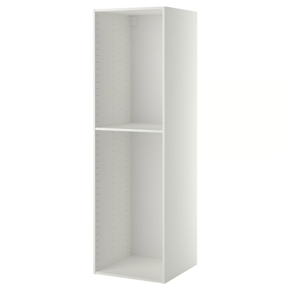 METOD Шкаф высокий - белый 60x60x200 см - схема-чертеж с размерами